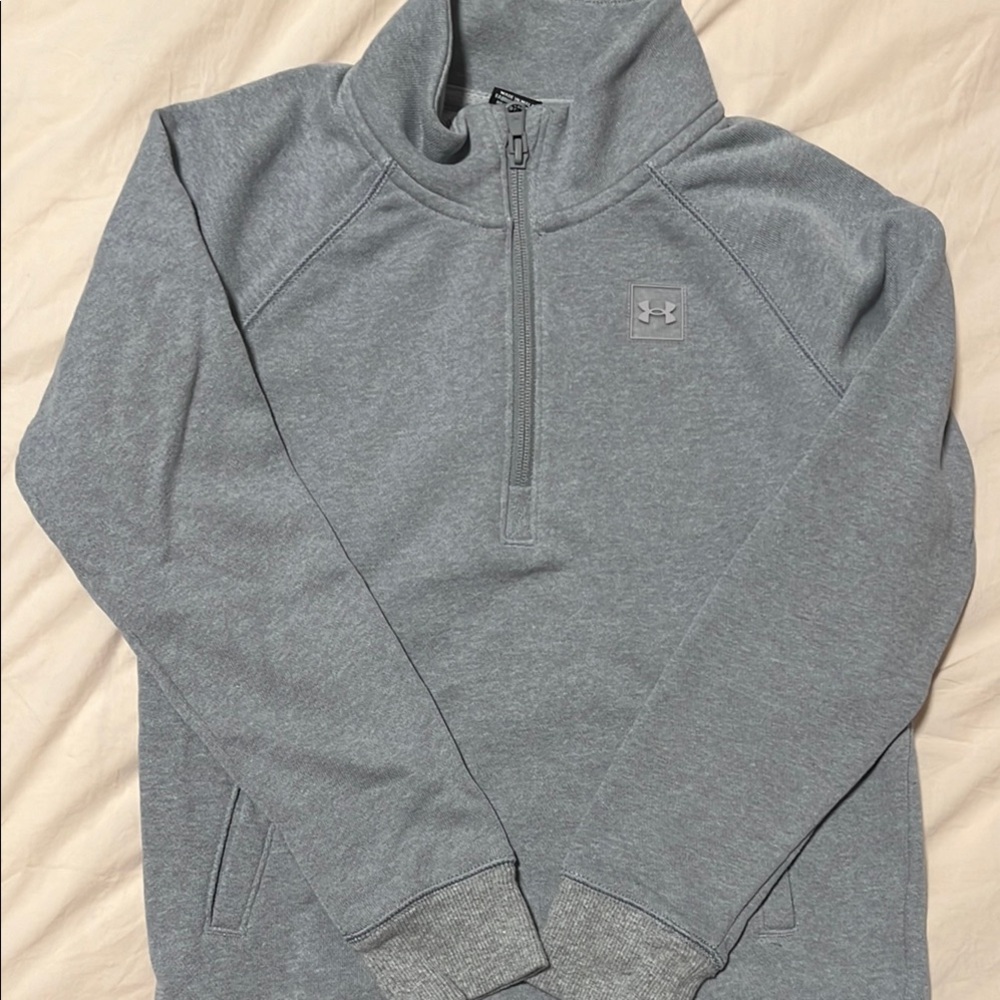 Under Armour Gray Quarter-Zip Pullover